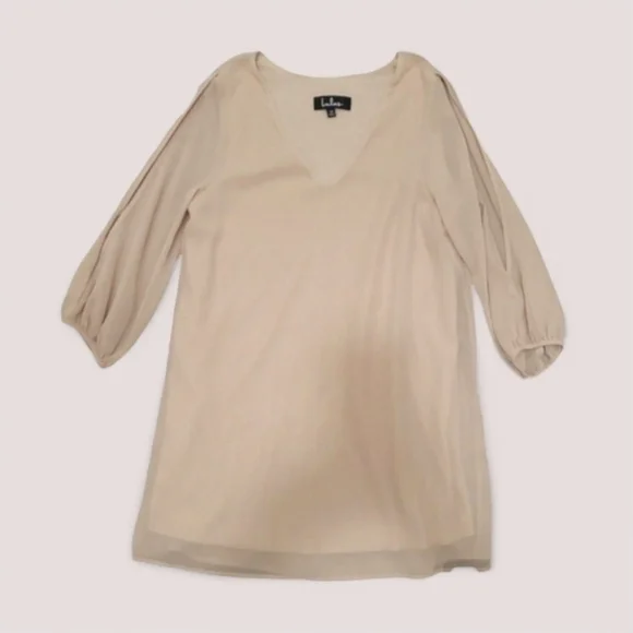 Lulu's Shifting Dears Blush Pink Shift Dress Size XS - Picture 5 of 15